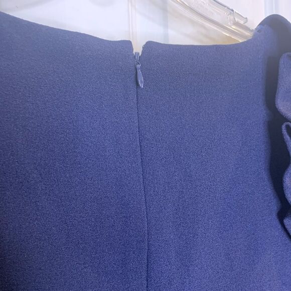 Chelsea 28 Long Sleeve Navy Blue Shift Dress Size 12 - Picture 7 of 9